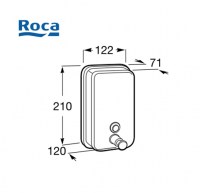 DISPENSADOR JABON LIQUIDO PUBLIC ROCA